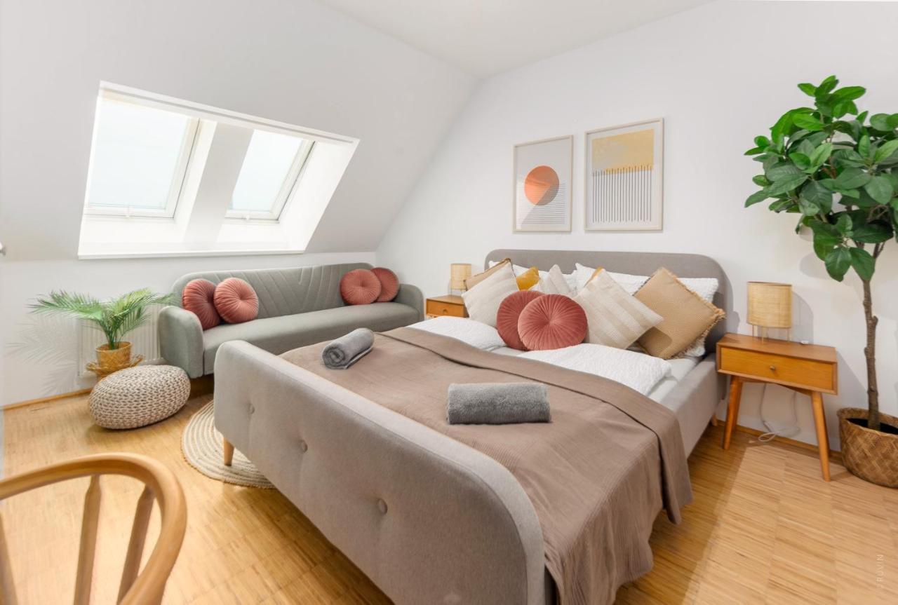 Penthouse, 3 Separate Bedrooms, 2 Min To U6 Nussdorfer Strasse Viena Exterior foto